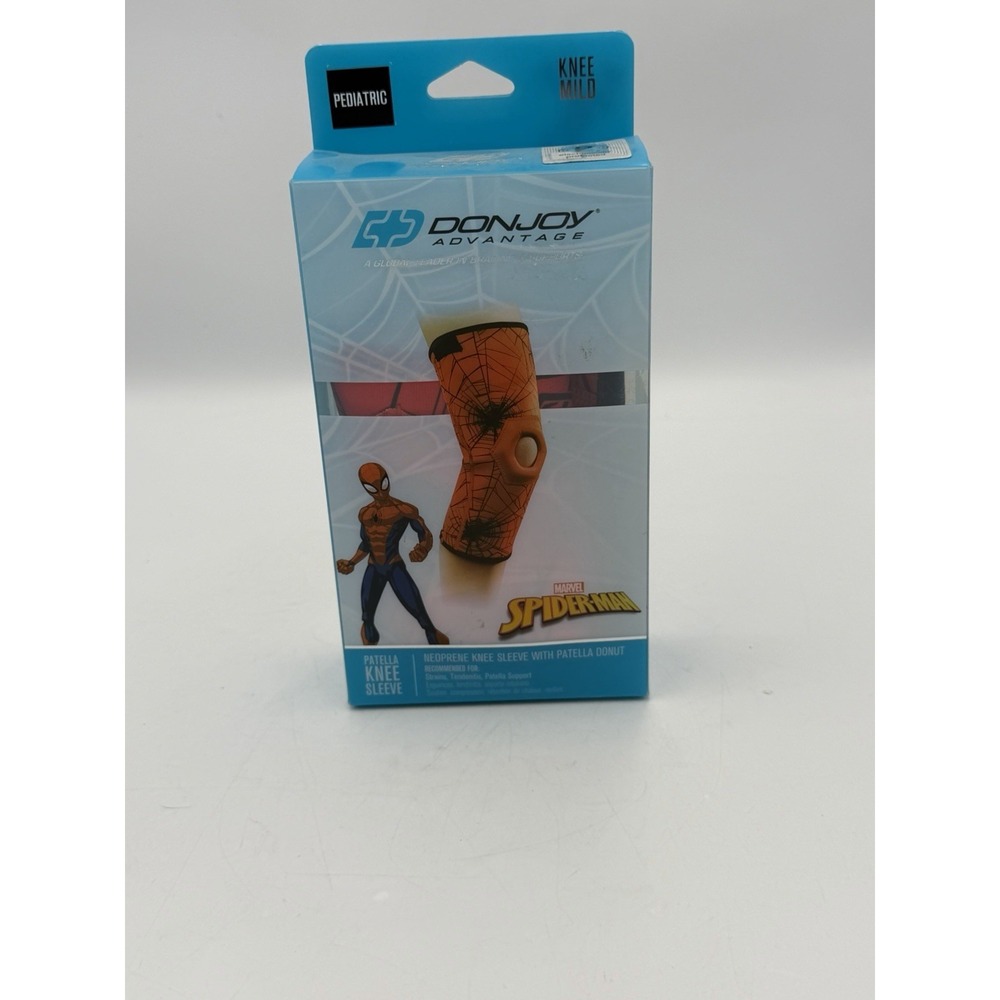DonJoy Advantage Marvel Spider-Man Pediatric Patella Knee Sleeve Mild Support